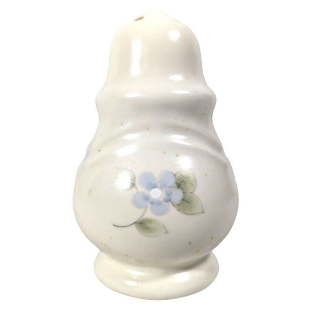 Vintage Pfaltzgraff Tea Rose Salt Spice Shaker Stoneware Serving No Stopper